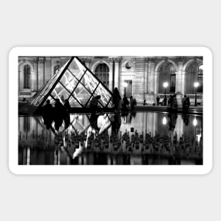 Meeting Place At The Louvre Sticker